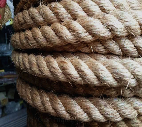 Cuerda de amarre de yute de cuerda de sisal de color fibra 100% natural