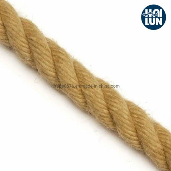 Cuerda de manila de color natural, cuerda de sisal, cuerda de cáñamo, cuerda de yute