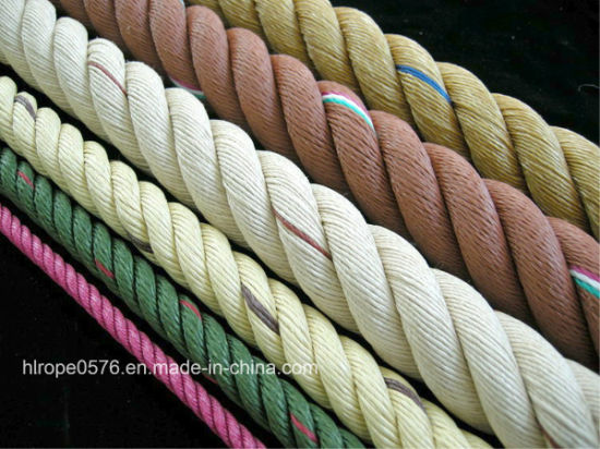 Cuerda de polipropileno 4-strand colorido boad cuerda