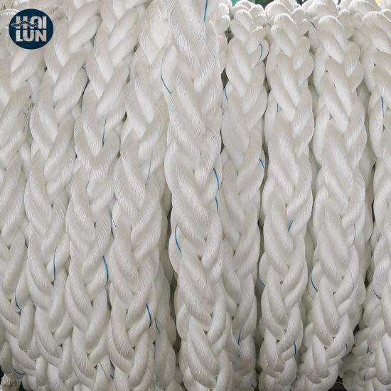 Cuerda de amarre de cuerda de remolque marina de cuerda de polipropileno de filamento de acero de alta resistencia 8/12
