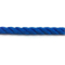 Cable multifilamento de 3 hilos de 8 mm Azul real X 10 metros de largo