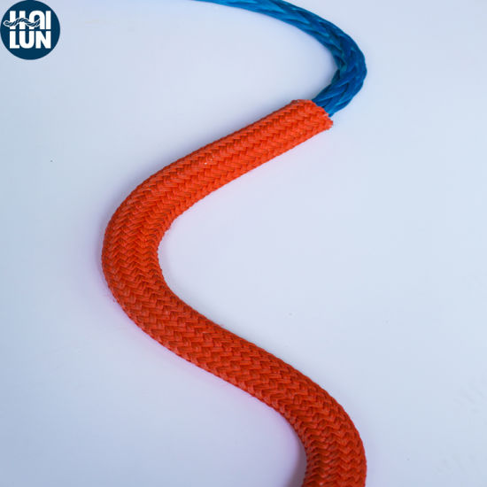 Cubierta de poliéster de la cuerda UHMWPE
