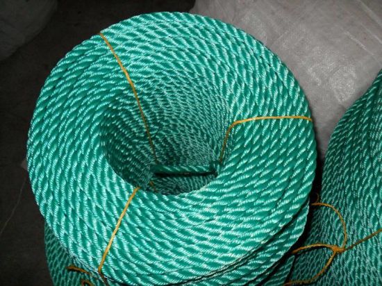 Cuerdas de amarre de 3 hebras Cuerda de poliéster de poliéster de cuerda de cuerda de cuerda