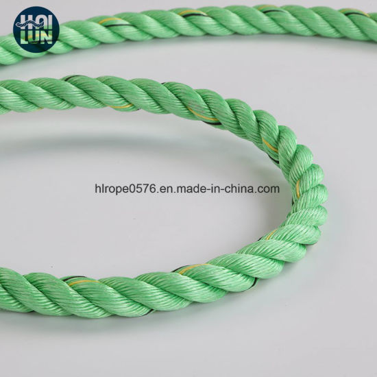 Cuerda grande profesional de la cuerda de los PP de la fábrica usada para la pesca y el amarre