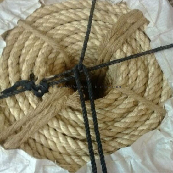 Cuerda de sisal 100% natural / cuerda de cáñamo Cuerda de cáñamo de cuerda de yute de Manila