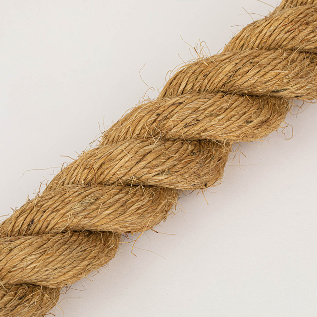 Twist de alta calidad 3/4 hilos de color natural de color hilo de hilo de hilo