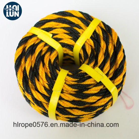 Excelente calidad 3-Strand PE Cuerda para amarre y pesca.