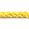 Multifilamento amarillo de 12 mm de 3 filamentos x 40 metros, cuerda flotante de cuerda suave