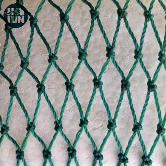 Red de pesca verde trenzado de buena calidad