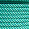 Fábrica al por mayor 3 hebras de cuerda marina verde PP cuerda para pescar y amarrar