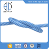 3/6 Strand Playground PP combinado compuesto de acero de acero cuerda + FC / IRC para la pesca