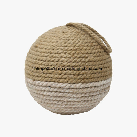 Esfera de la cuerda de yute