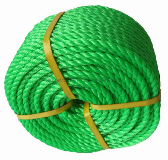 Cuerda plástica de la pesca del alambre verde de los filamentos de la cuerda del PE 3